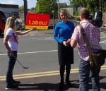Jeremy Corbyn comes to Salford Precinct